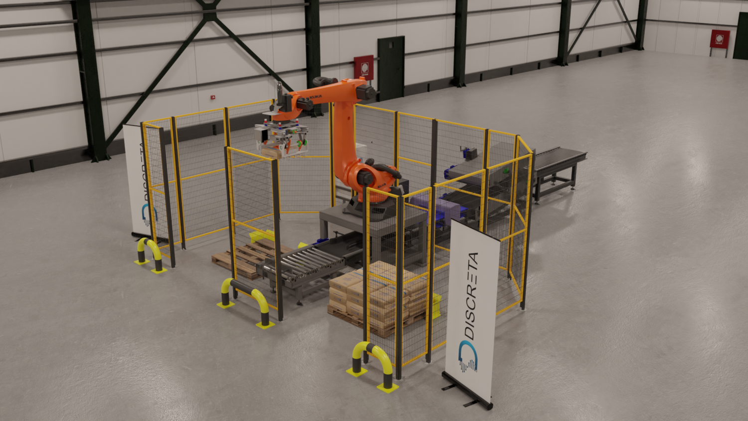 Паллетирование мешков