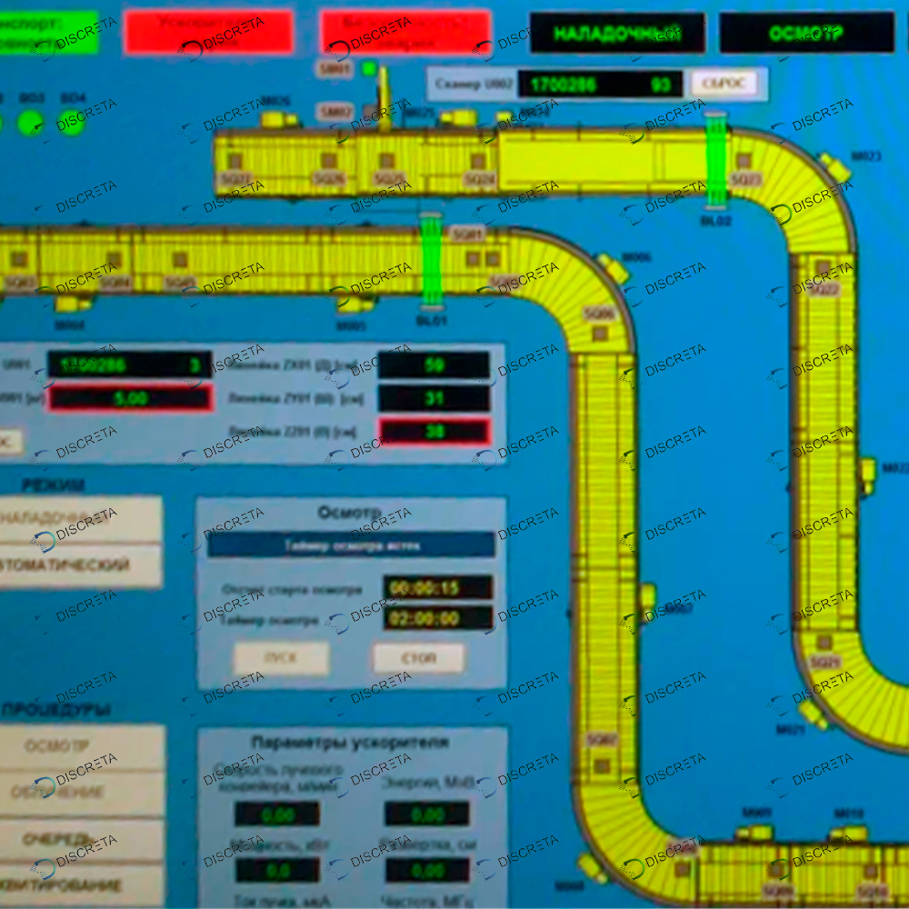 ПО для системы управления ускорителем заряженных электронов