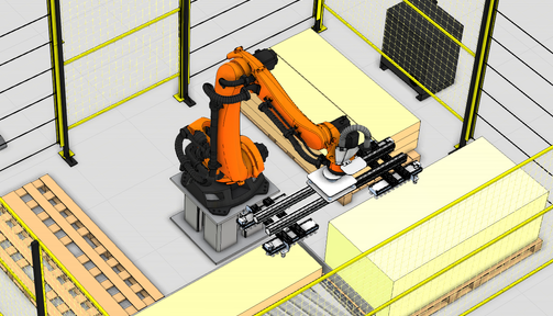 Паллетирование листовых материалов
