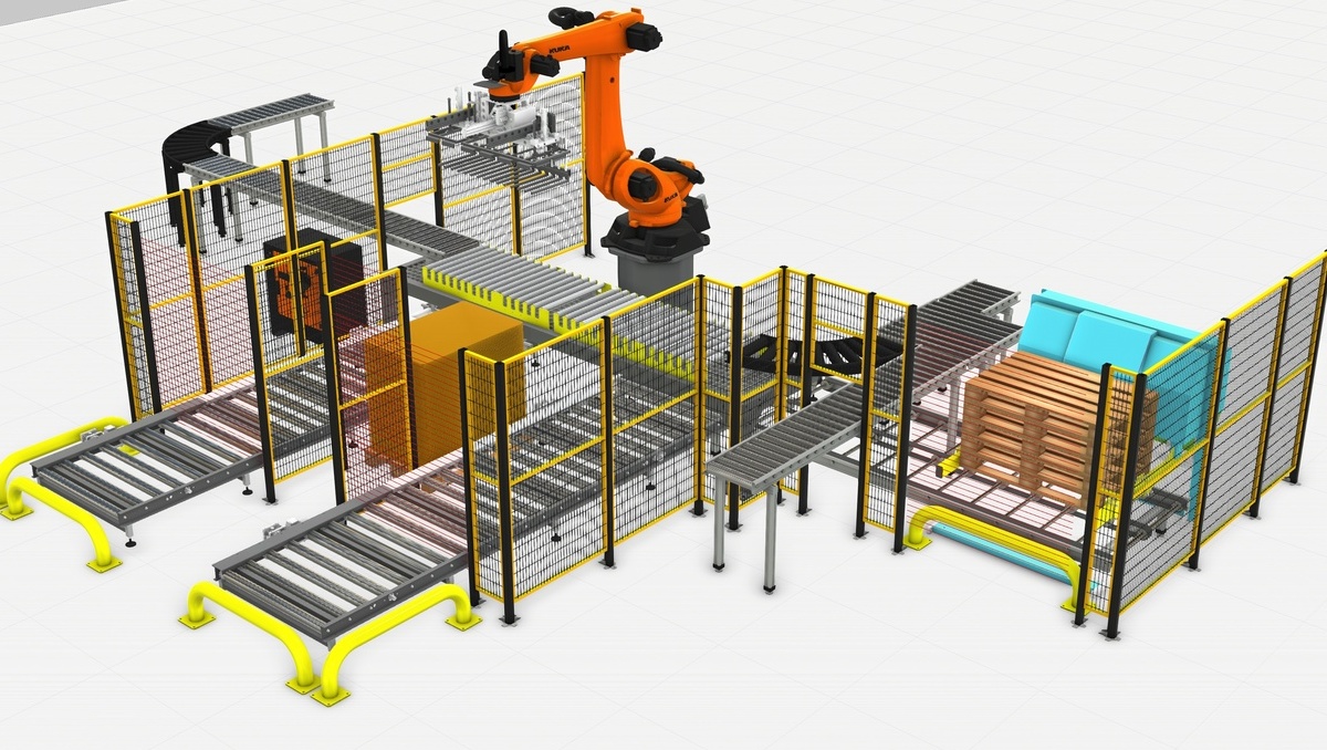 Паллетирование коробок