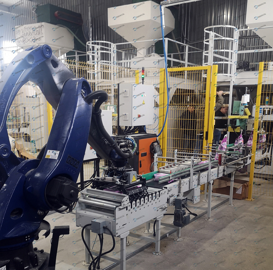 Паллетирование мешков